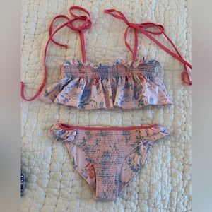 LoveShackFancy girls 7/8y bikini